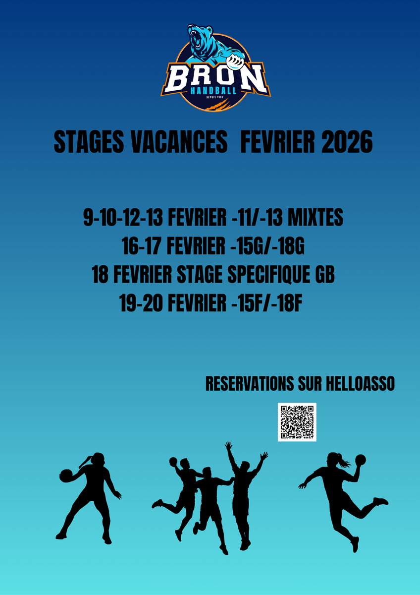 Stages vacances jeunes - Février 2026