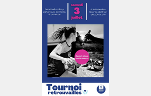 Samedi 3 Juillet : Tournoi  retrouvailles  du Bron Handball - TOURNOI ANNULE