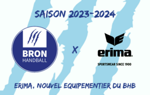 Erima, le nouveau sponsor du Bron Handball pour la Saison 2023-2024