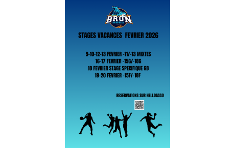 Stages vacances jeunes - Février 2026