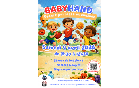 BABYHAND : Séance partagée et cuisinée - ATTENTION : Séance annulée et reportée à une date ultérieure !
